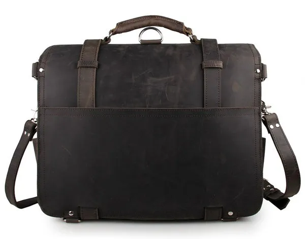 Large Leather Travel Bag, Leather Laptop Bags For Men, Best Briefcases For Men, Leather Holdall Bags