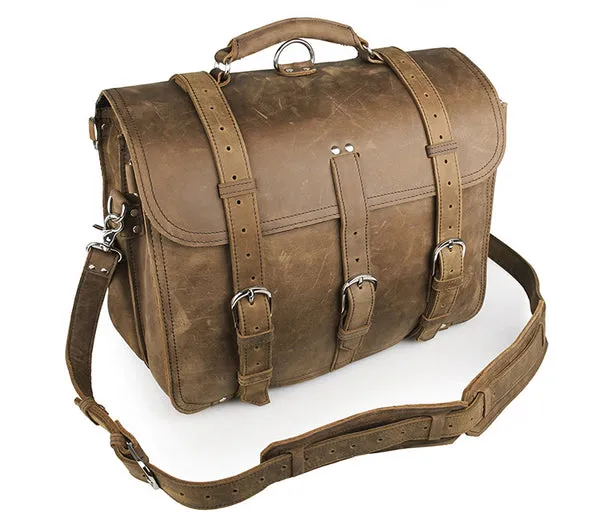 Large Leather Travel Bag, Leather Laptop Bags For Men, Best Briefcases For Men, Leather Holdall Bags