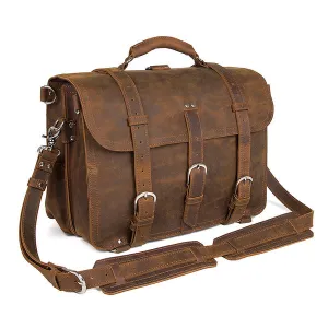 Large Leather Travel Bag, Leather Laptop Bags For Men, Best Briefcases For Men, Leather Holdall Bags