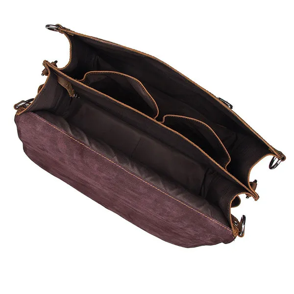 Large Leather Travel Bag, Leather Laptop Bags For Men, Best Briefcases For Men, Leather Holdall Bags
