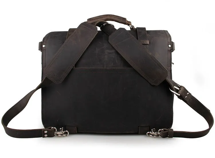 Large Leather Travel Bag, Leather Laptop Bags For Men, Best Briefcases For Men, Leather Holdall Bags