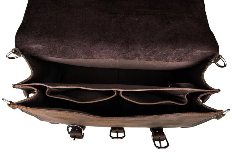 Large Leather Travel Bag, Leather Laptop Bags For Men, Best Briefcases For Men, Leather Holdall Bags