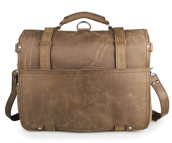 Large Leather Travel Bag, Leather Laptop Bags For Men, Best Briefcases For Men, Leather Holdall Bags