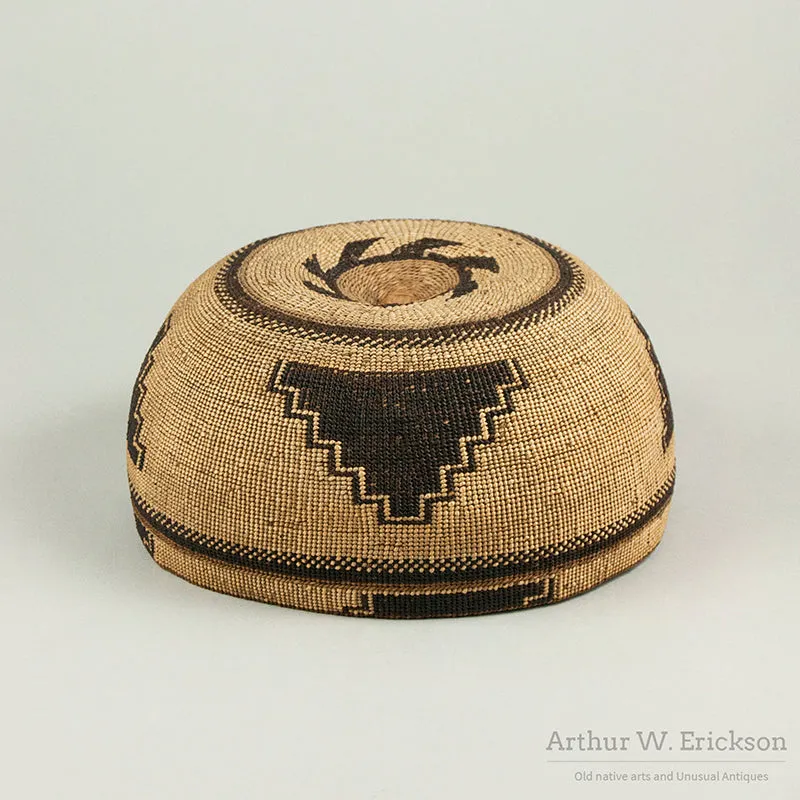 Large Northern California Basketry Hat