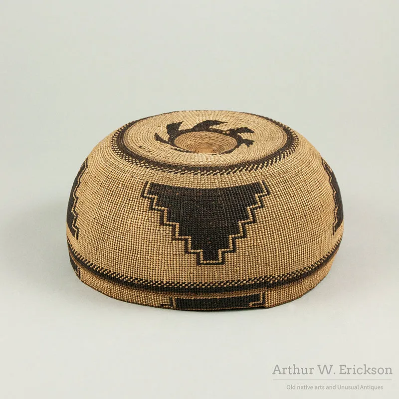 Large Northern California Basketry Hat