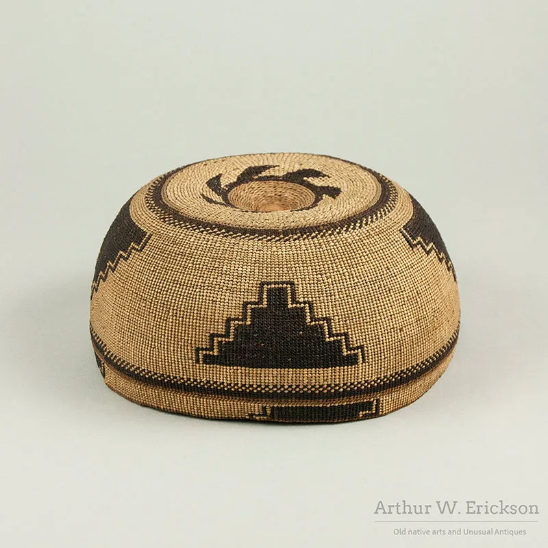 Large Northern California Basketry Hat