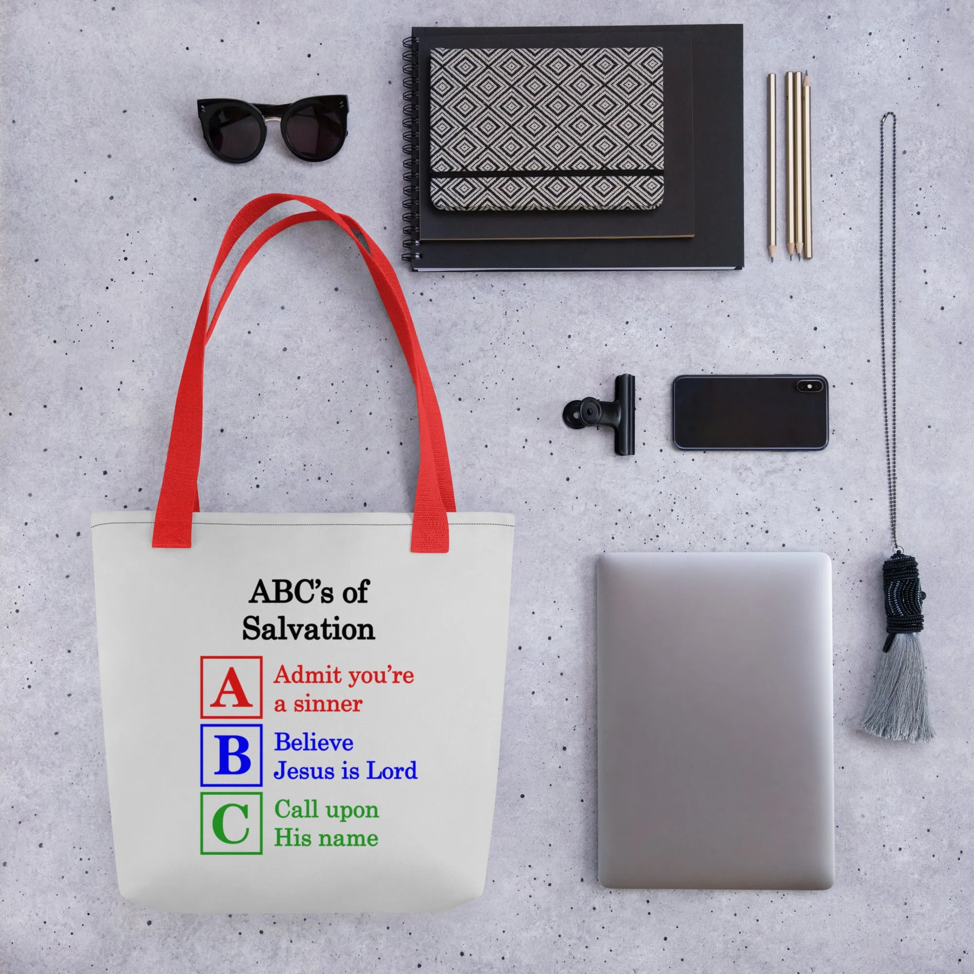 Last Hour / ABC's of Salvation 2-Sided Tote Bag