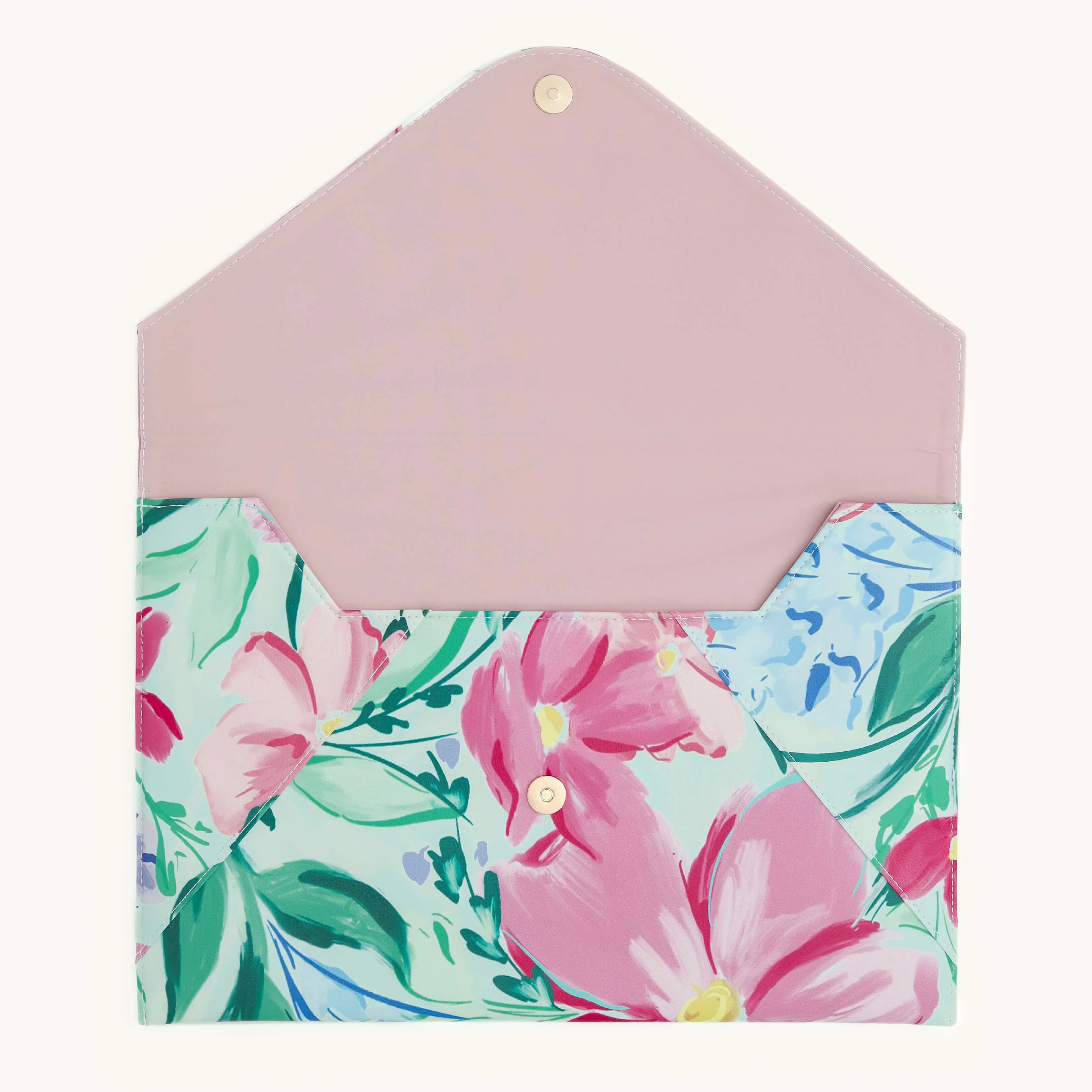 Leatherette Tech Case - Blush Magnolia