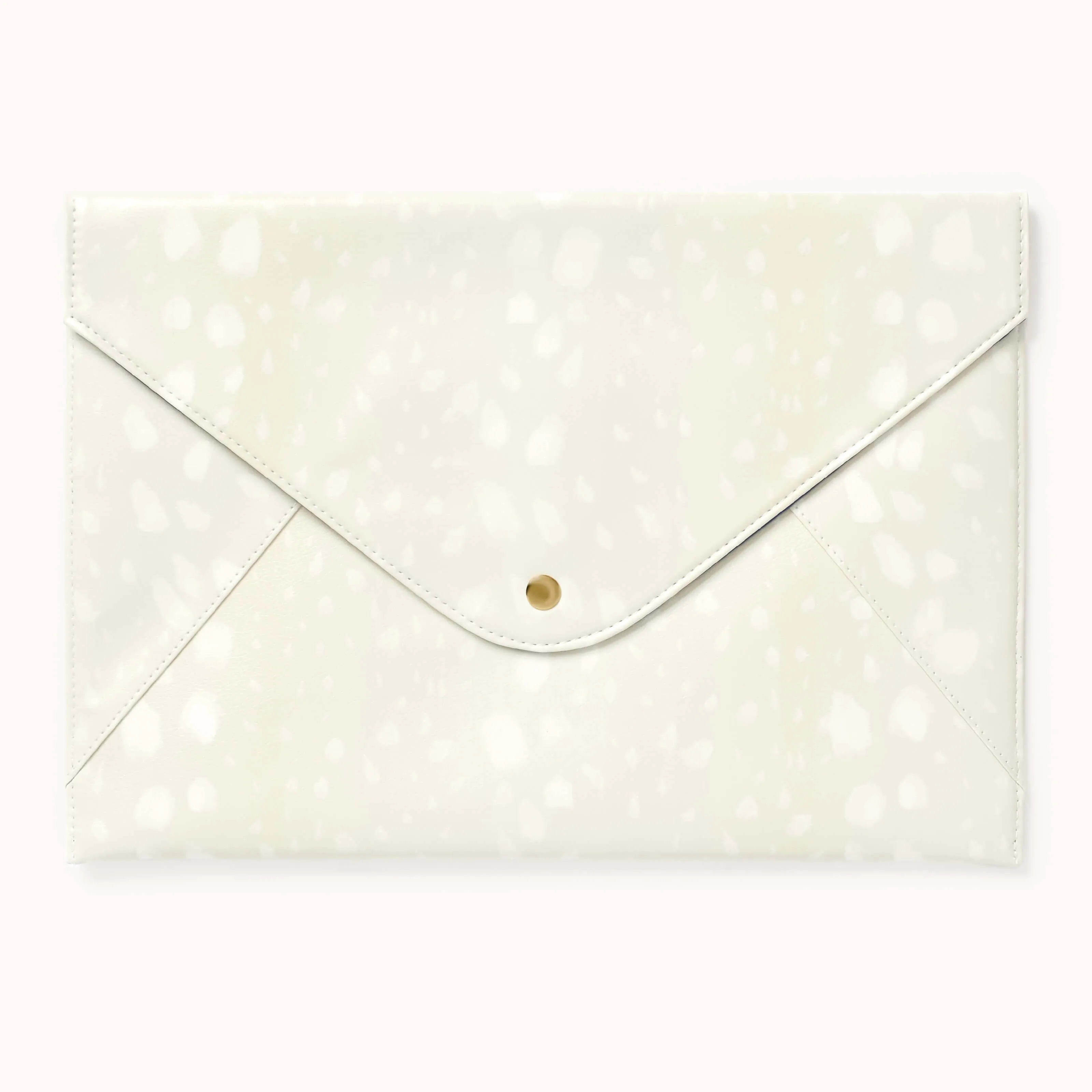 Leatherette Tech Case - Ivory Antelope