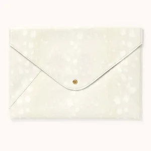 Leatherette Tech Case - Ivory Antelope