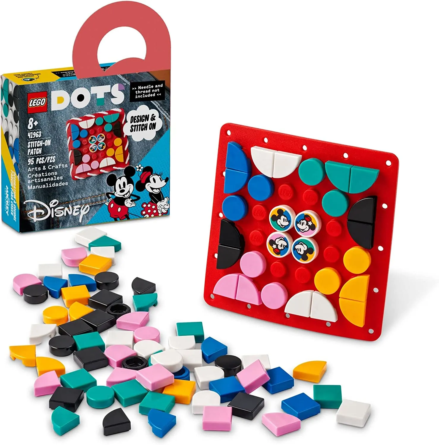 Lego Dots Mickey Mouse & Minnie Mouse Stitch-on Pa (41963)