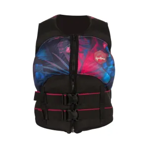 LIQUID FORCE WMS HEARTBREAKER BLACK/TROPICAL CERTIFIÉE CANADA/USA
