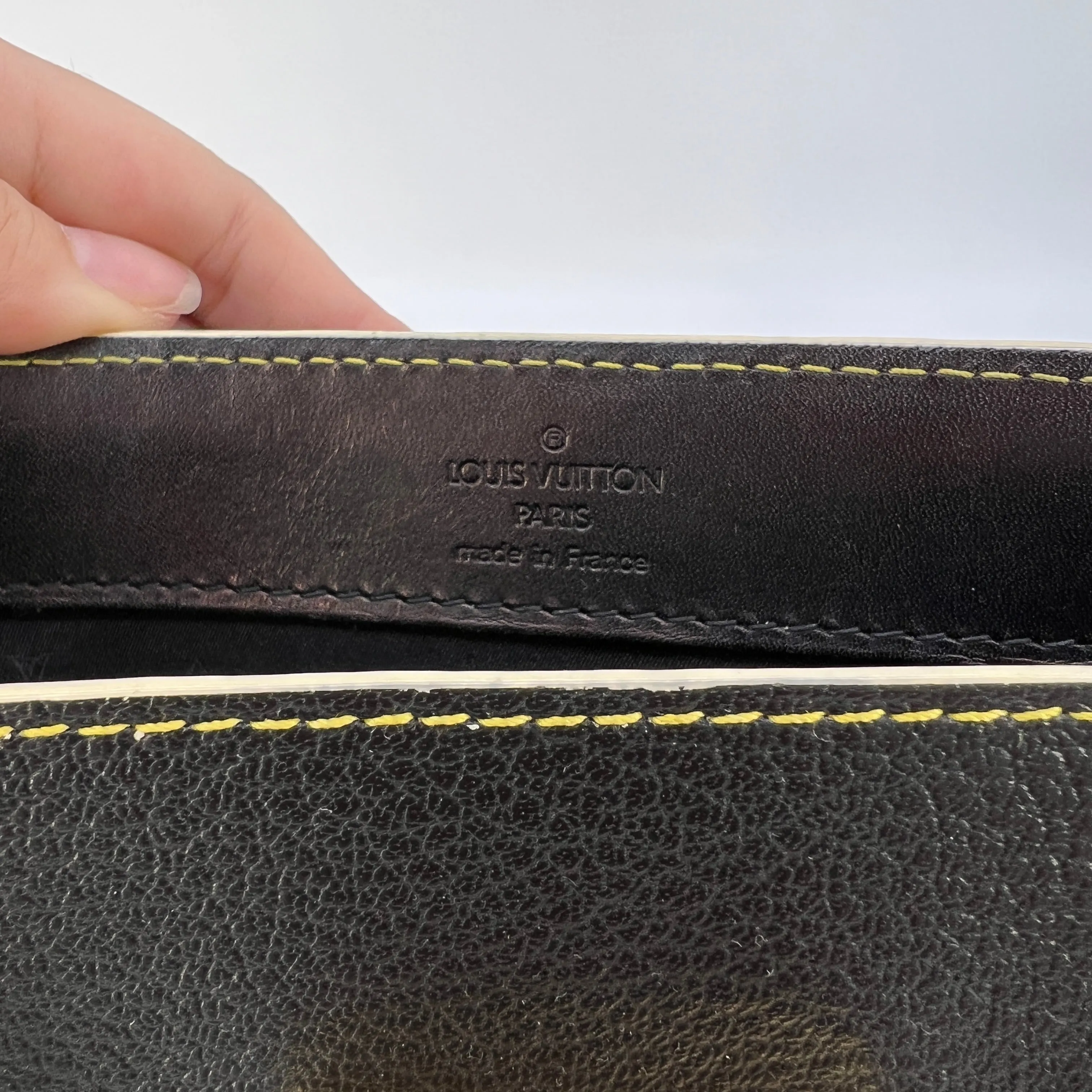 Louis Vuitton Suhali Le Fabuleux Handbag Leather Black [Guaranteed Authentic]