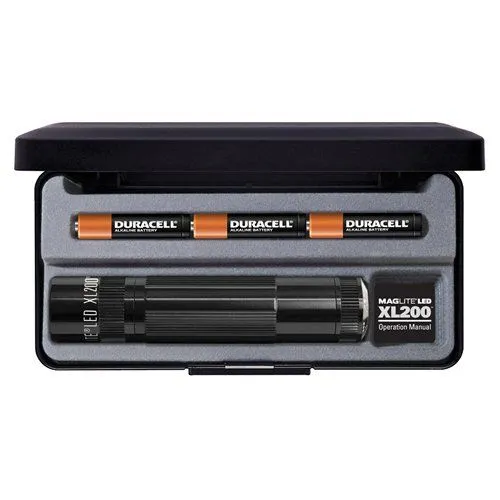 Maglite XL200 3 Cell AAA LED Flashlight Black