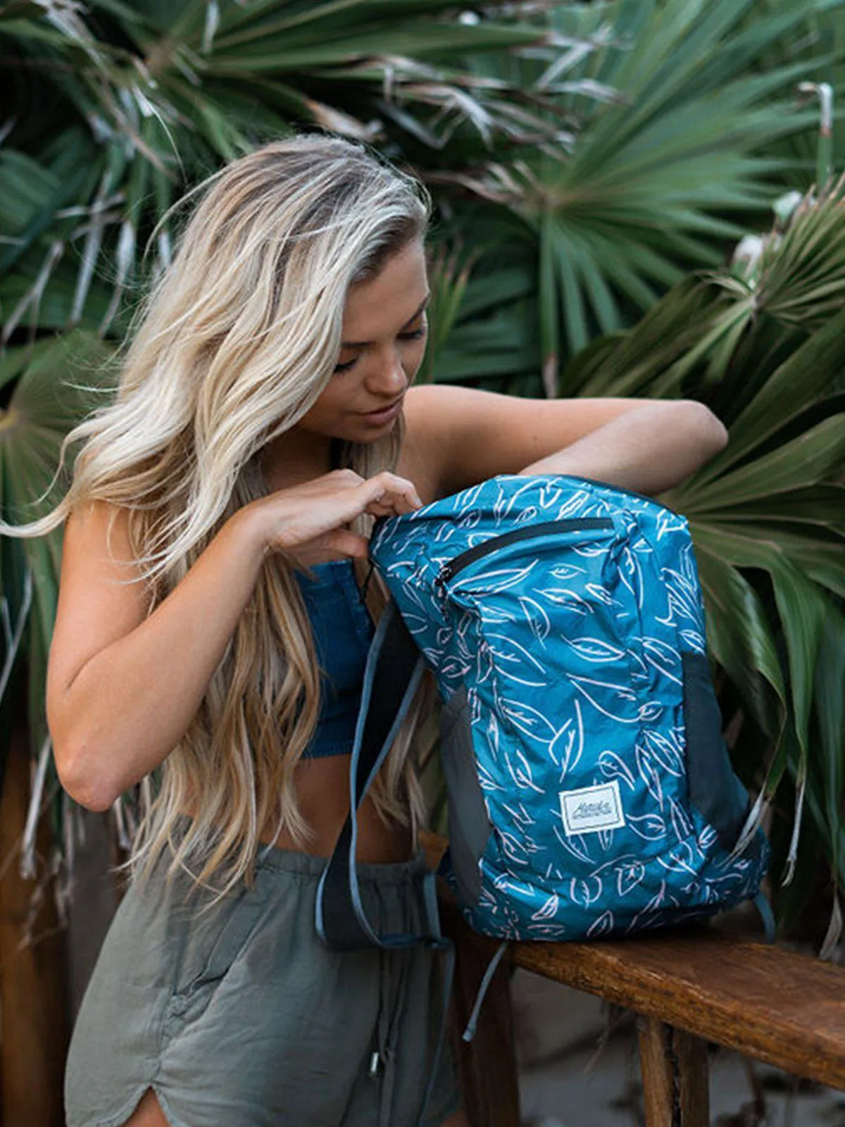 Matador DL16 Packable Backpack Leaf Pattern