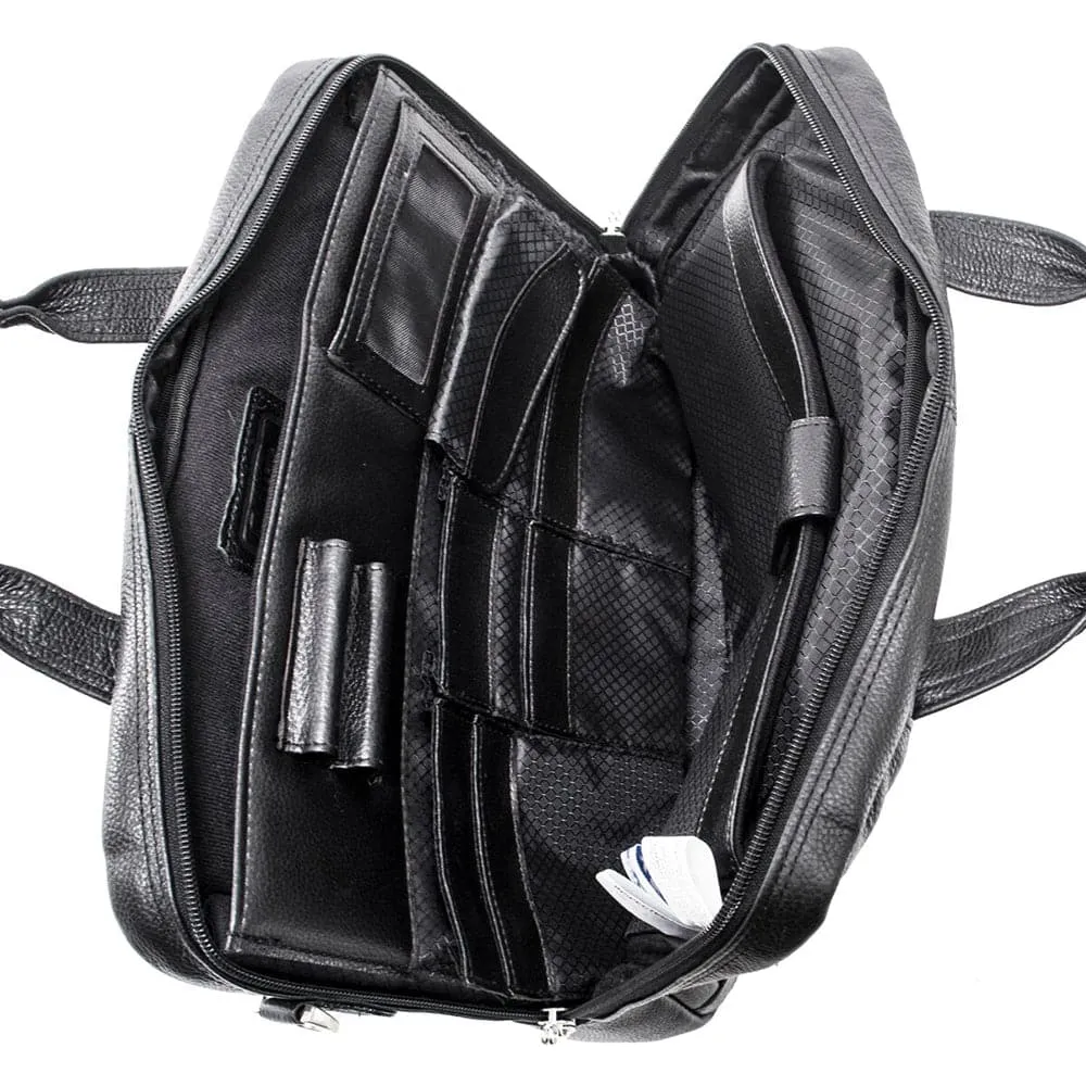 McKlein Montclare 13.3" Leather Tablet Briefcase