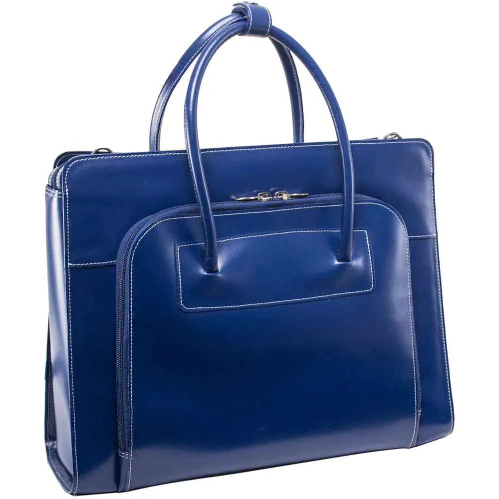 McKlein USA Lake Forest 15" Leather Laptop Briefcase