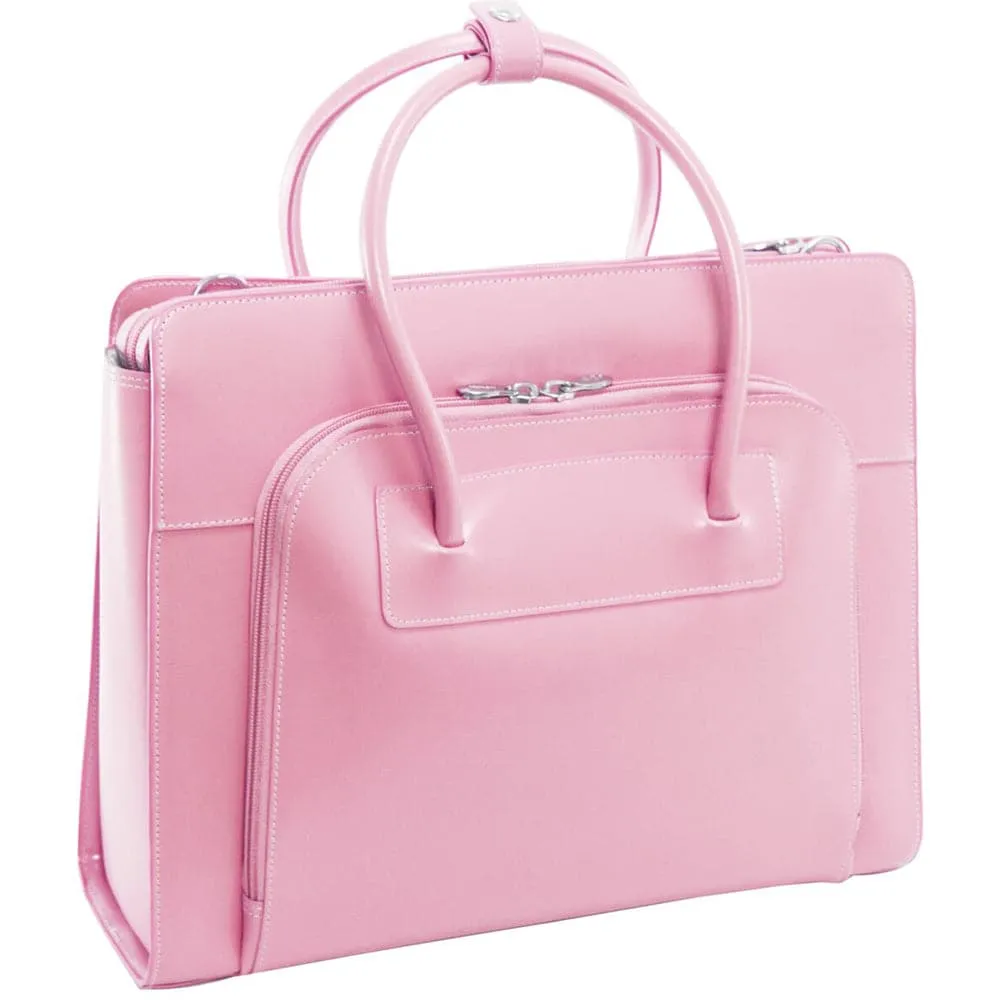 McKlein USA Lake Forest 15" Leather Laptop Briefcase