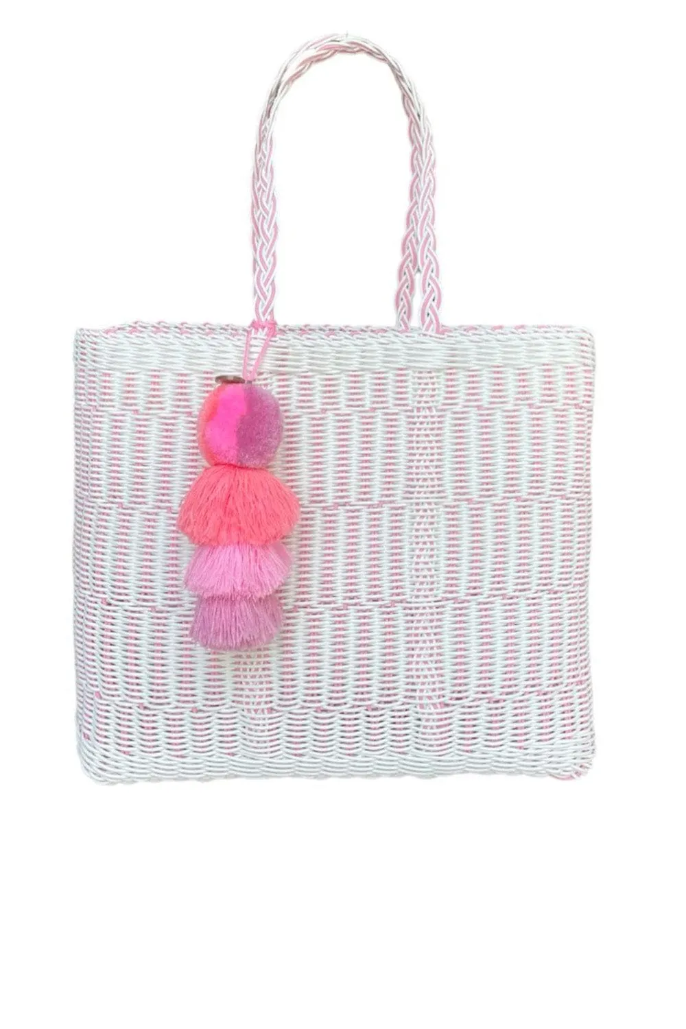 Medium Rose Mesh Citron Tote