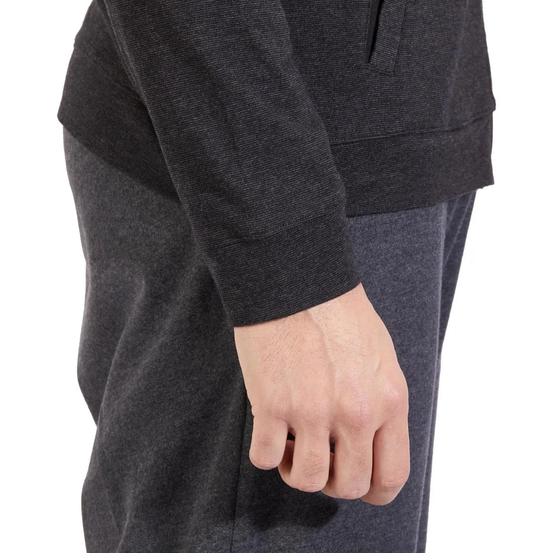 Men's Zip-Up Jacket 100 - Grey