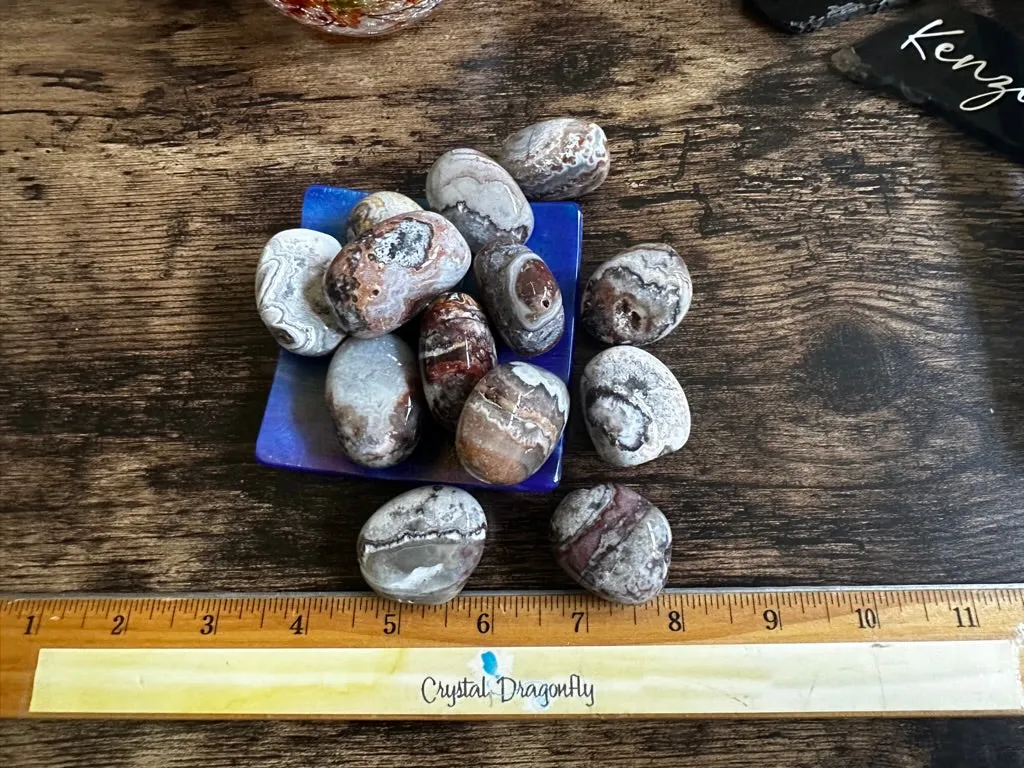 Mexico Agate Polished Hand Pebble FB3009