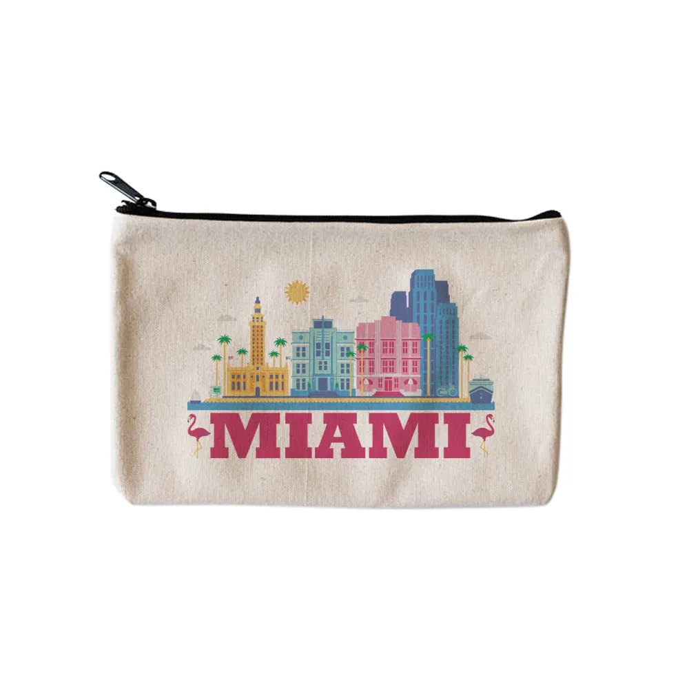 MIAMI CITYSCAPE POUCH