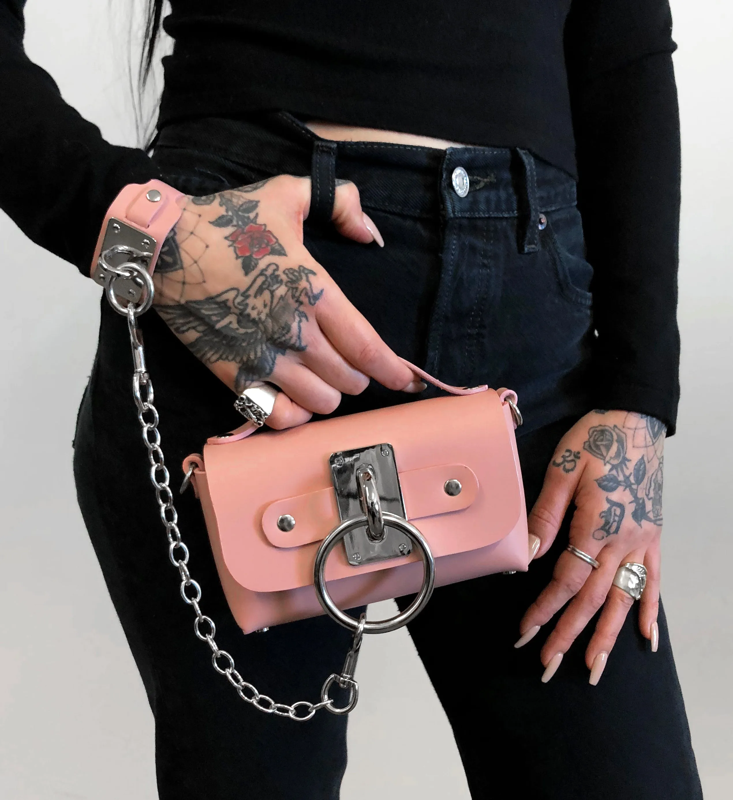 Mini Choker Bag - Blush