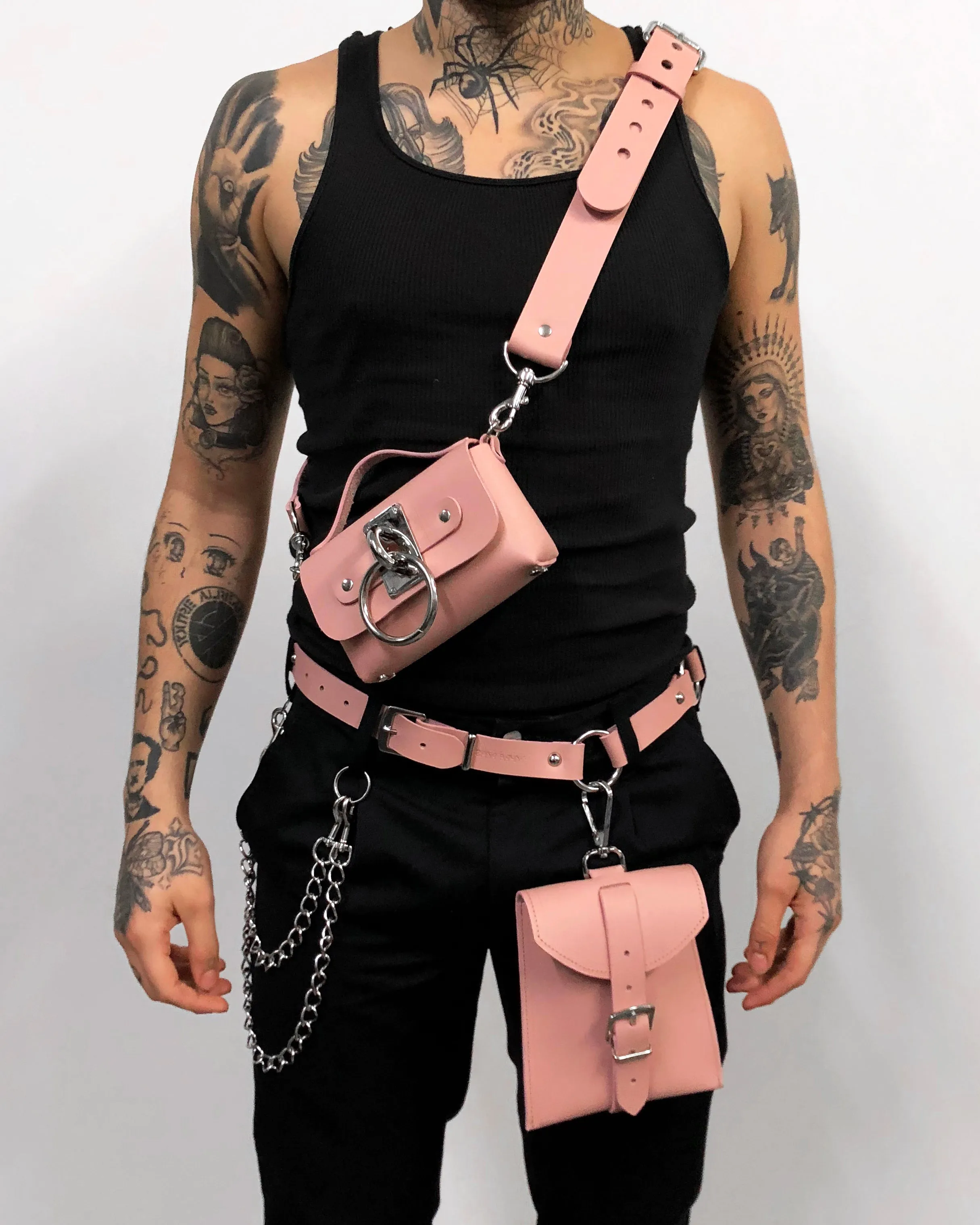 Mini Choker Bag - Blush
