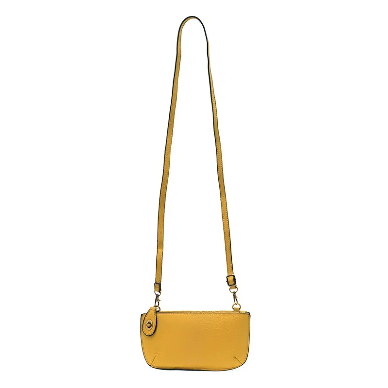 Mini Crossbody Wristlet Clutch in Cyber Lime