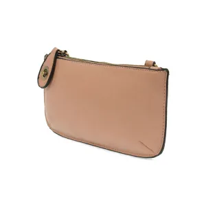 Mini Crossbody Wristlet Clutch in Rose Ash