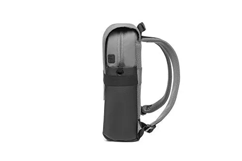Moleskine ID Backpack, Slate Grey, Small - for Work, School, Travel & Everyday Use, Space for Devices, Tablet, Laptop, Chargers Notebook Planner or Organizer, Padded Adjustable Straps Secure Zipper
