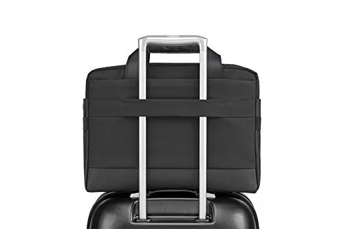 Moleskine ID Briefcase, Black - for Work, School, Travel & Everyday Use, Space for Devices, Tablet, Laptop, Chargers, Notebook Planner or Organizer, Secure Zipper