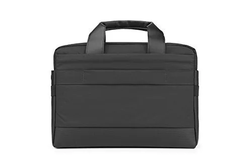 Moleskine ID Briefcase, Black - for Work, School, Travel & Everyday Use, Space for Devices, Tablet, Laptop, Chargers, Notebook Planner or Organizer, Secure Zipper