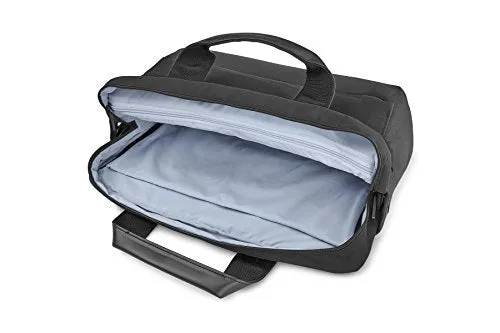 Moleskine ID Briefcase, Black - for Work, School, Travel & Everyday Use, Space for Devices, Tablet, Laptop, Chargers, Notebook Planner or Organizer, Secure Zipper