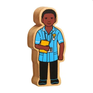 Natural blue & black nurse - black skin