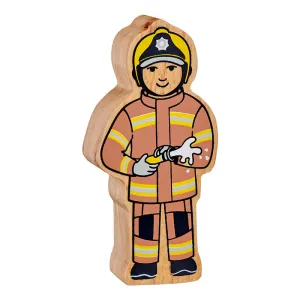 Natural brown and yellow firefighter