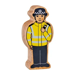 Natural yellow and black policewoman