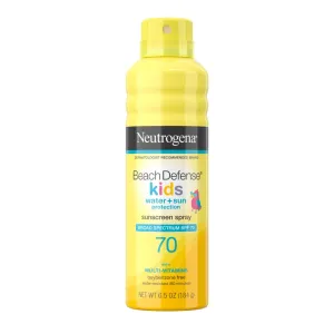 Neutrogena Beach Defense Kids Sunscreen Spray Broad Spectrum SPF 70