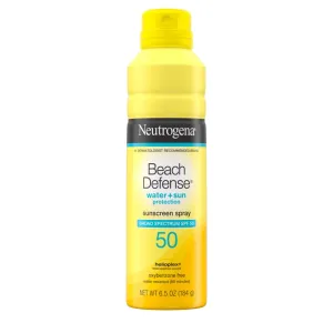 Neutrogena Beach Defense Water   Sun Protection Sunscreen Spray Broad Spectrum SPF 50