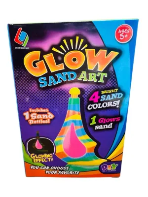 New in package! Bottle Glow Sand Art, DIY! Allows you to create your own glowing sand art pieces. It provides a fun and creative activity for both children and adults