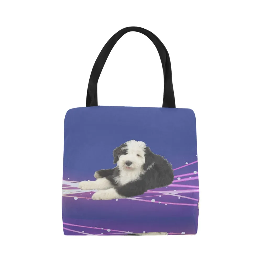 Old English Sheepdog Cotton Tote Bag