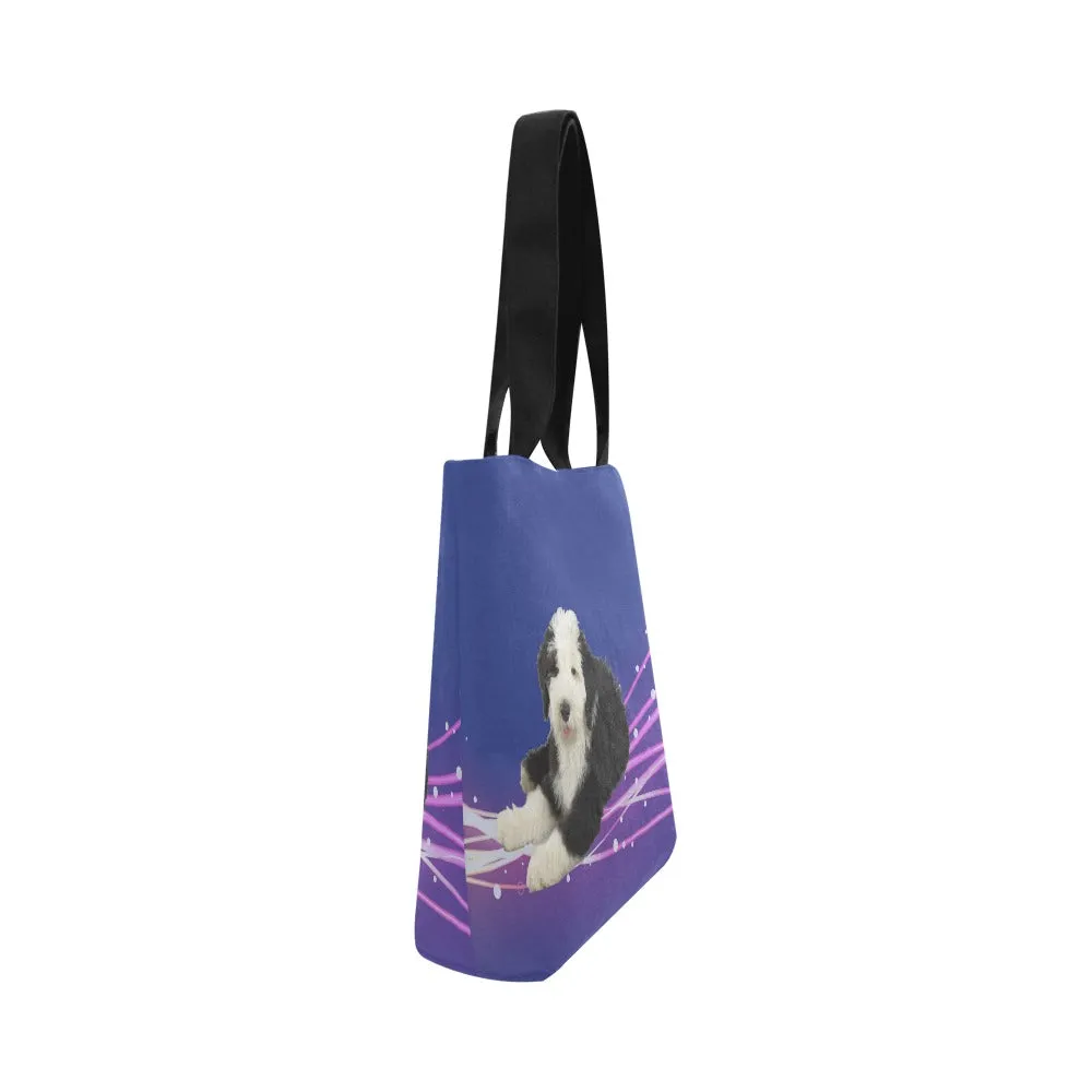 Old English Sheepdog Cotton Tote Bag