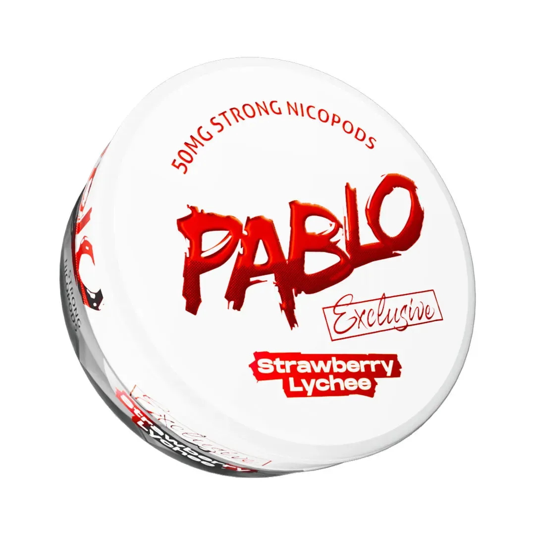 Pablo Exclusive Strawberry Lychee Nicotine Pouches (20pcs/Can)