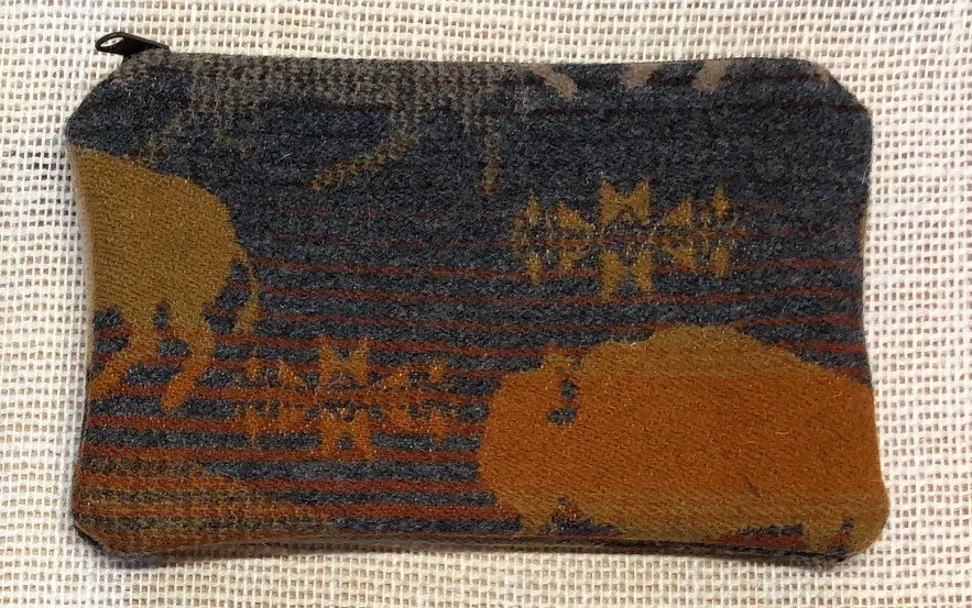 Pendleton Wool Zipper Pouch 7x5"