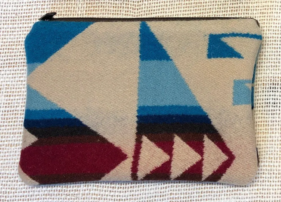 Pendleton Wool Zipper Pouch 7x5"