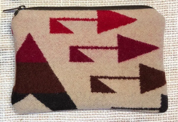 Pendleton Wool Zipper Pouch 7x5"