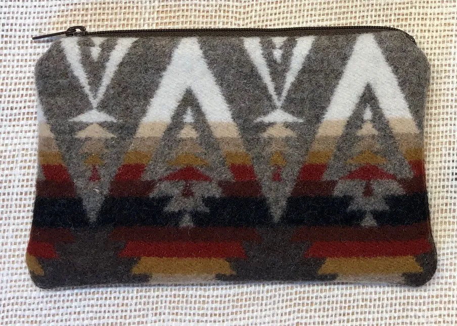 Pendleton Wool Zipper Pouch 7x5"