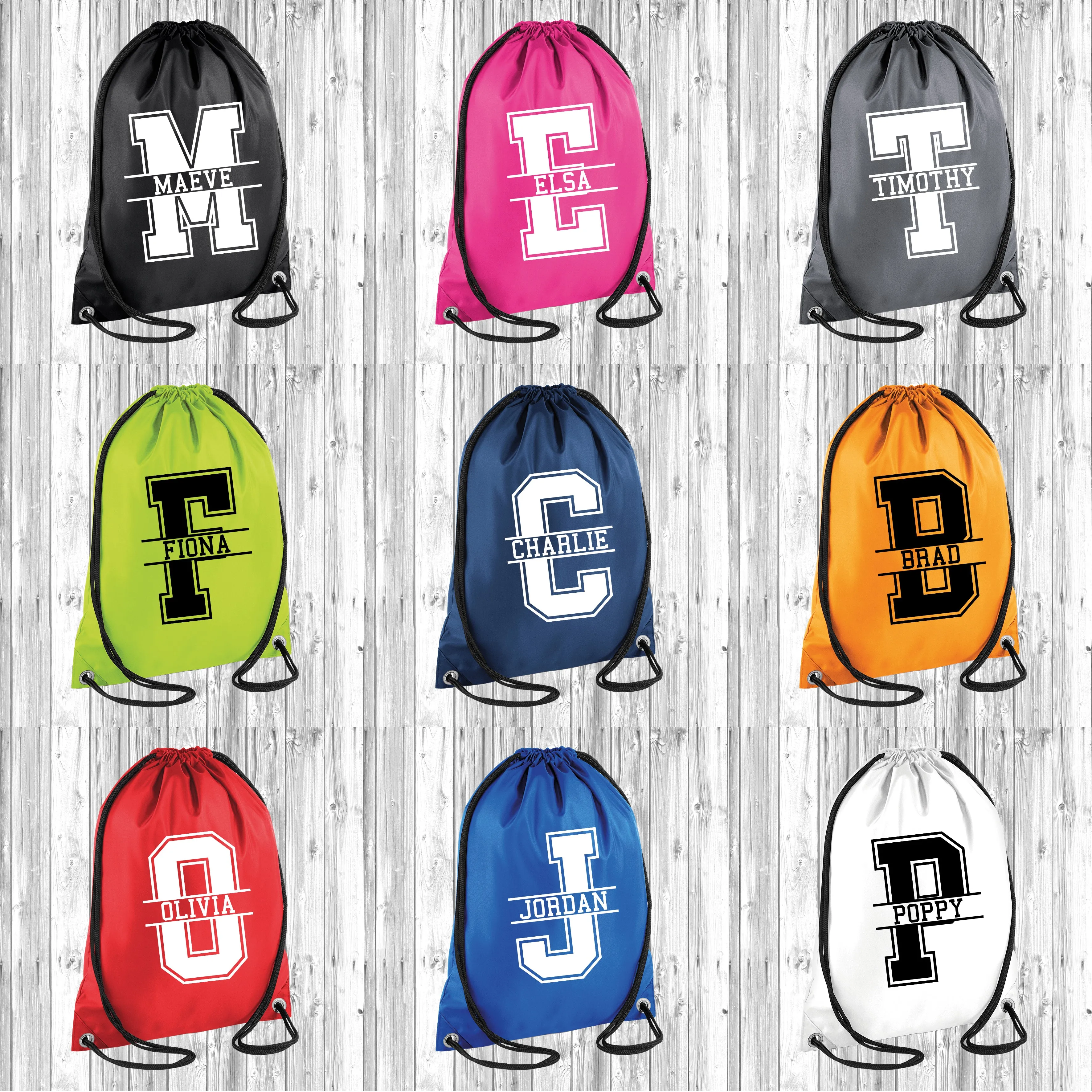 Personalised Monogram Gym Sac