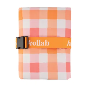 Picnic Mat Watermelon Peach Check