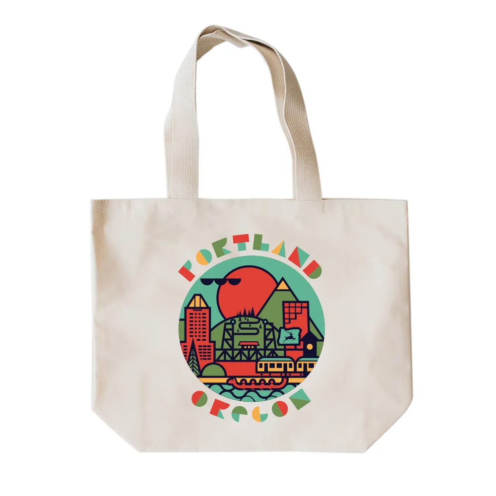 PORTLANDIA CITYSCAPE TOTE BAG